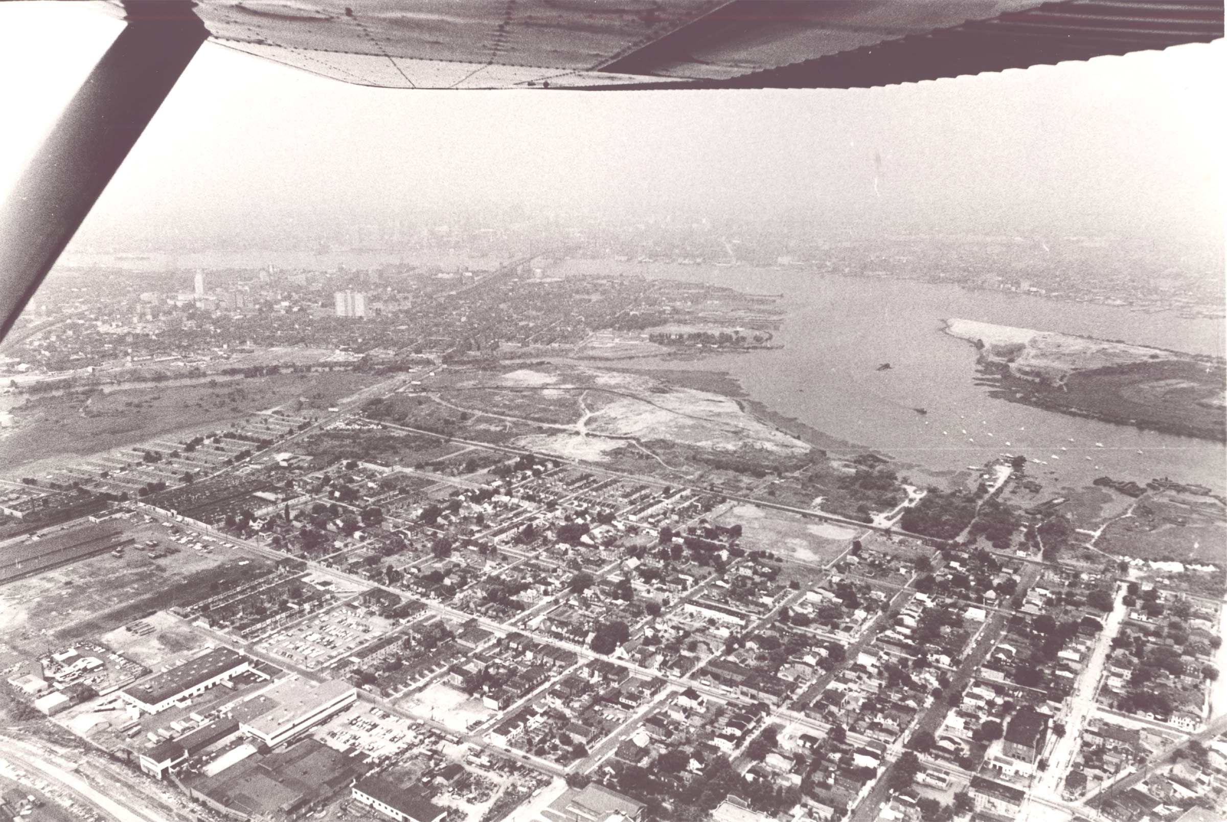 July 7, 1965 aerial view of Cramer Hill looking west from about North 24th Street and Howell Street (1)