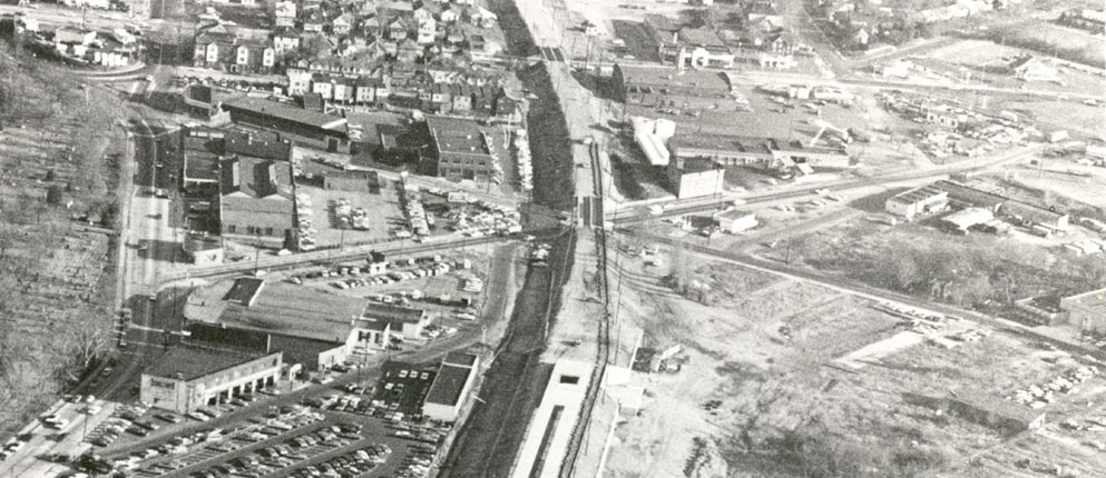 December 1967 aerial view of Ferry Avenue and Old White Horse Pike (1)