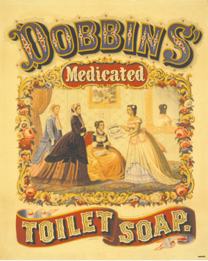 Dobbins Soap Manufacturing Company advertisement, 1869