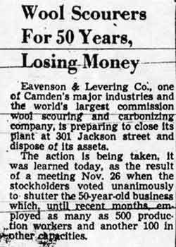 Camden Courier-Post, December 7, 1951, column 1