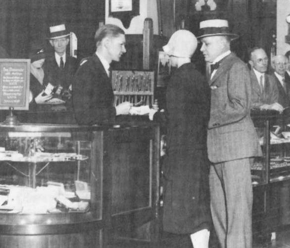 Opening Day at the Pinsky Store, Broadway and Spruce Street, Camden, 1924