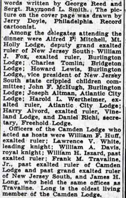 Camden Elks Hosts at Parade Meeting - Camden Courier-Post, January 10, 1938
