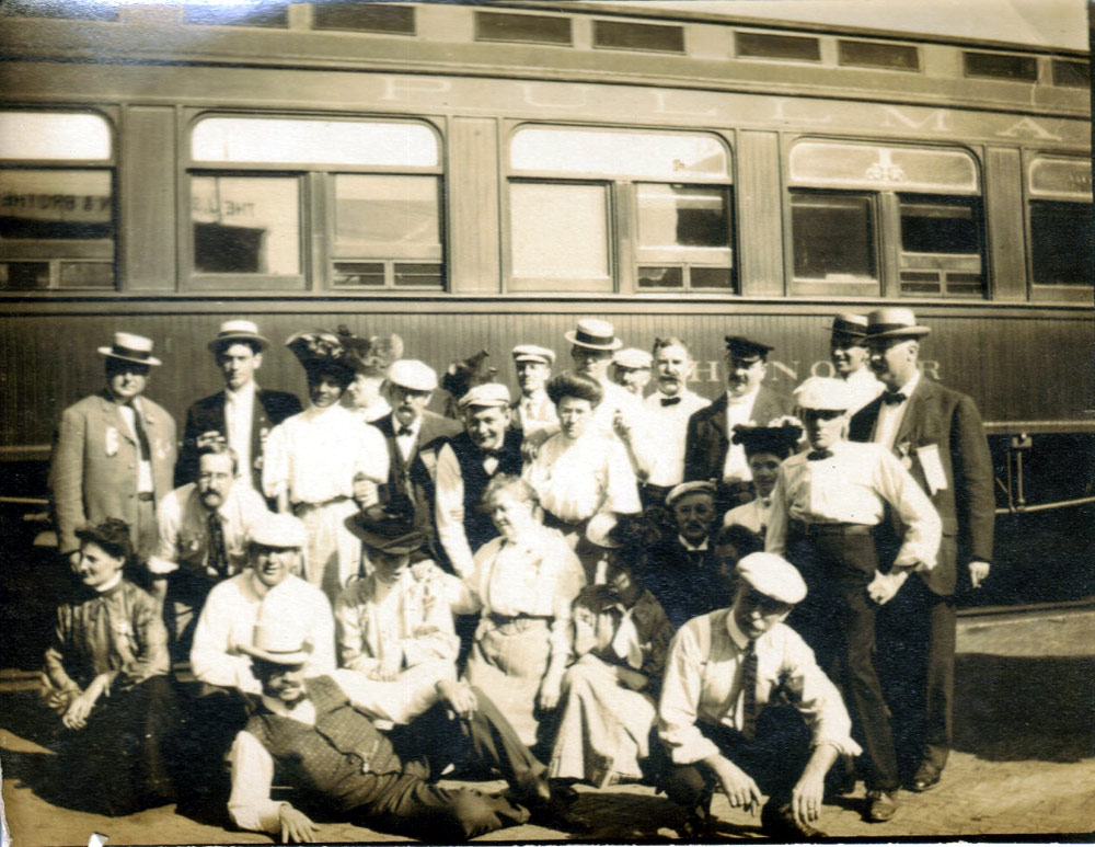 Camden Elks on the road to Denver, 1906