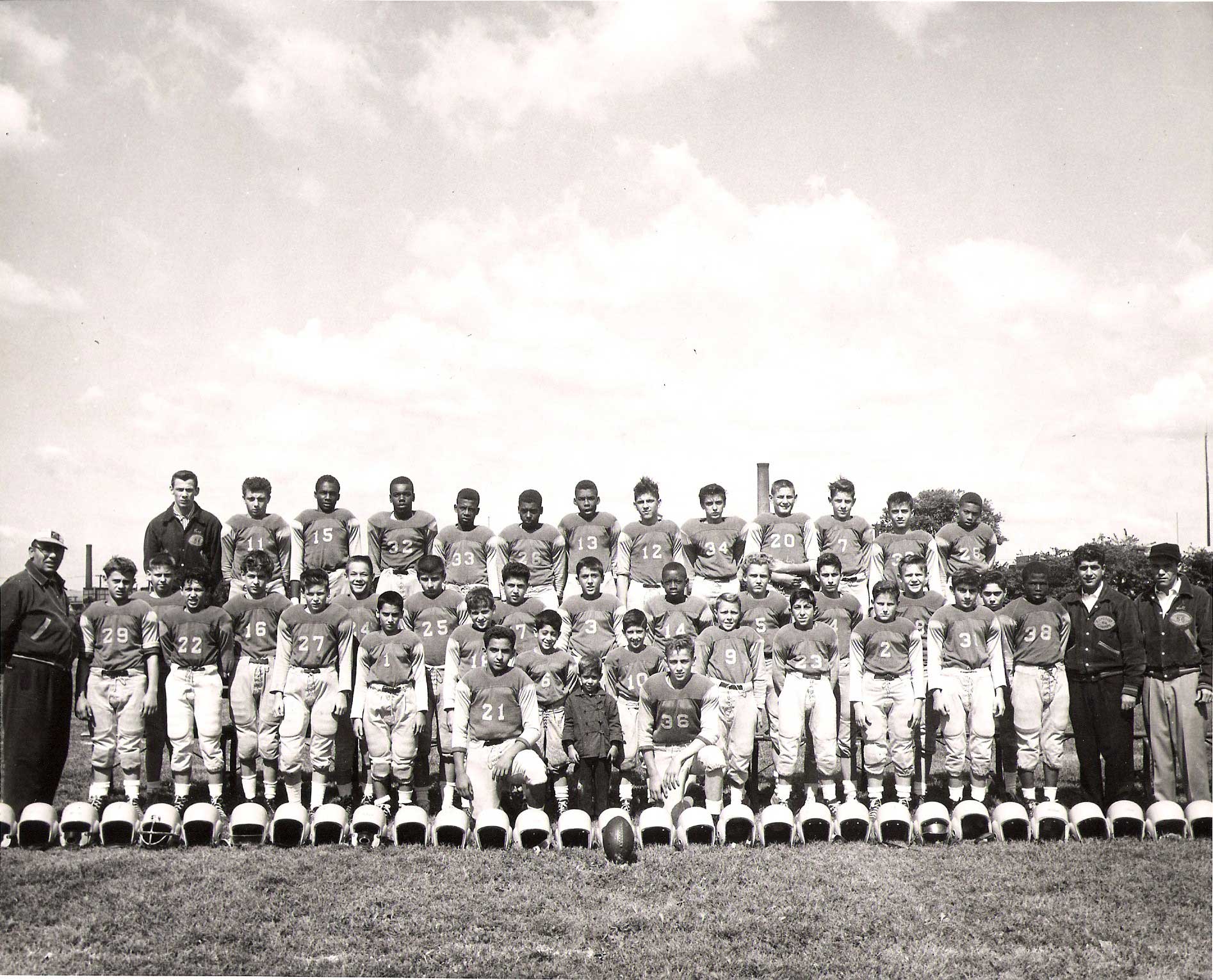 South Camden Lions 120 Pound Team, 1958