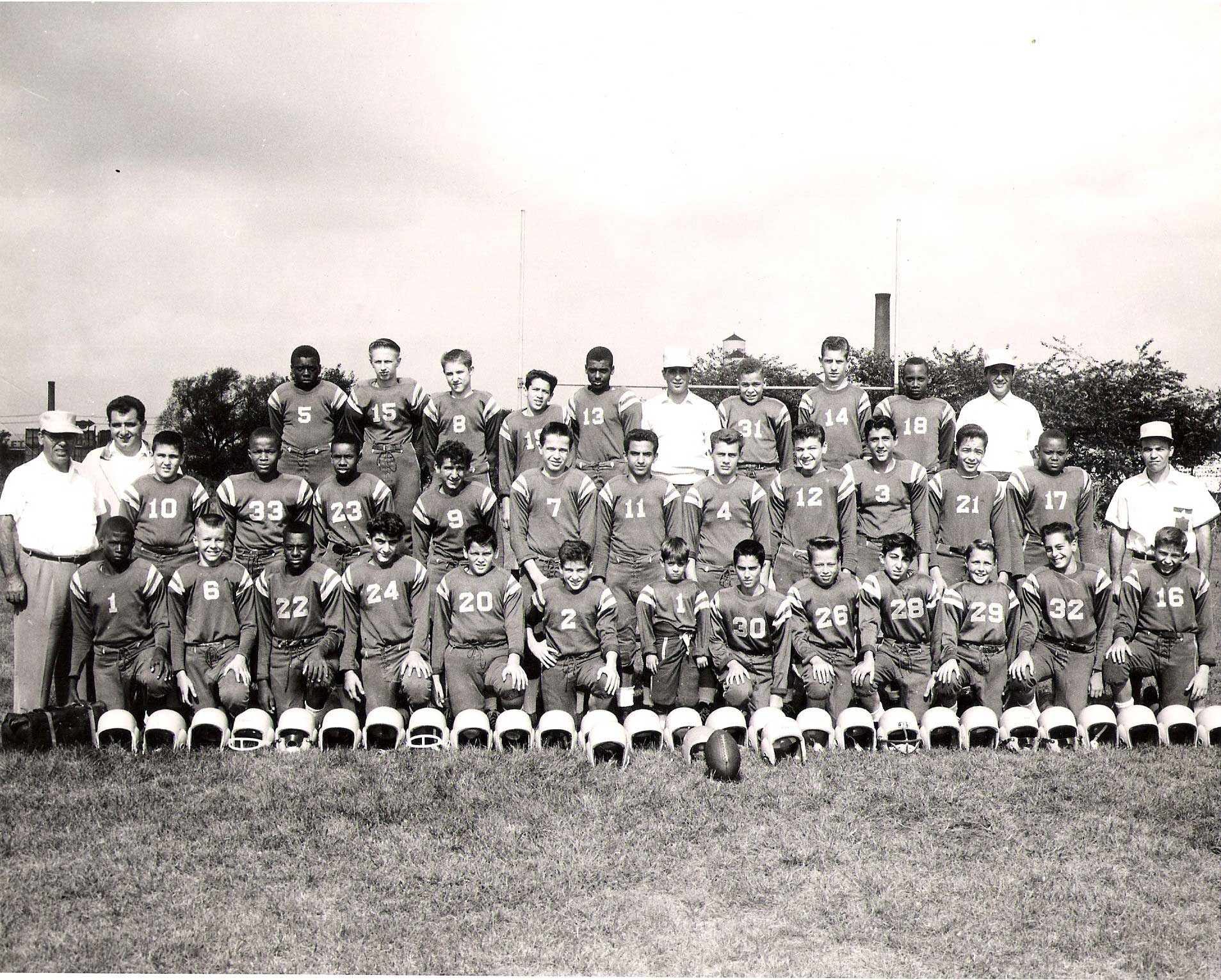 South Camden Lions 120 Pound Team, 1959