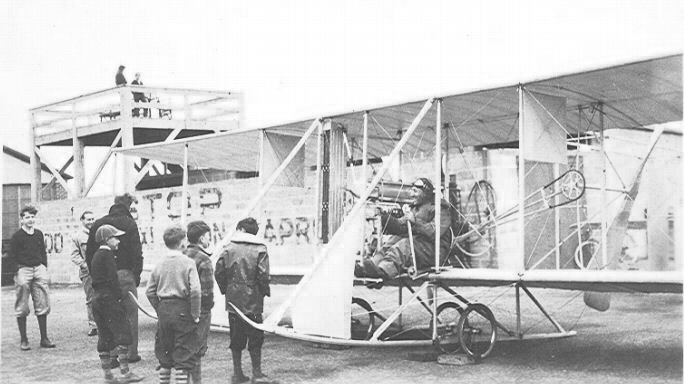 Doc Wolf at Central Airport, 1934