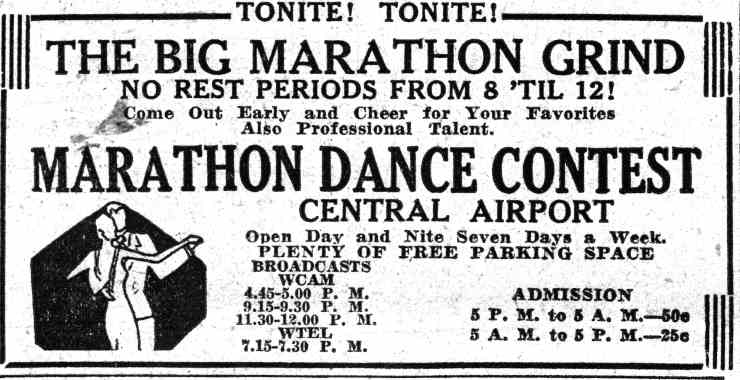 Dance Marathon coverage, June 17, 1932