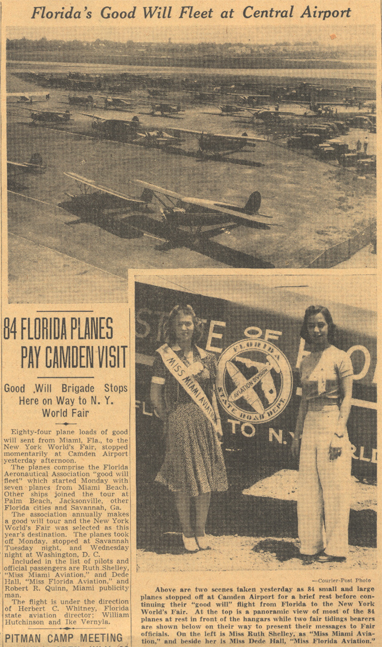 Camden Courier-Post, June 23, 1939 — Central Airport