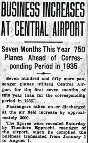 Camden Courier-Post, August 10, 1936, clipping 1