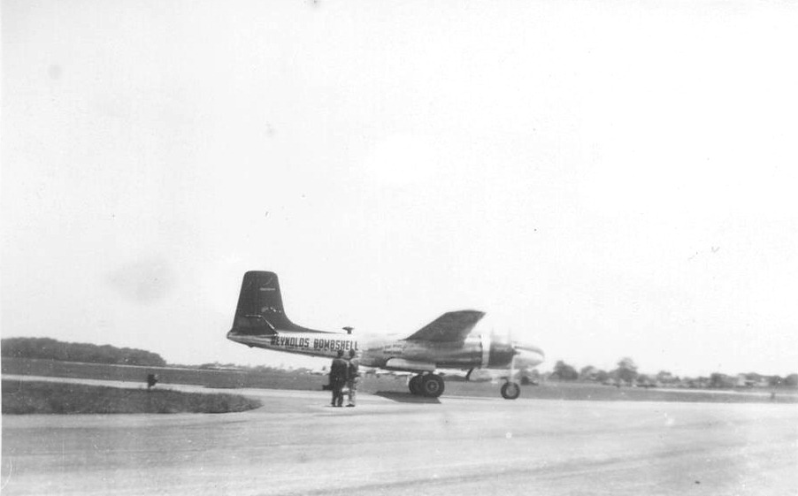 The Reynolds Bombshell A-26 at Central Airport, 1947