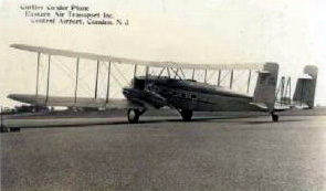 Curtiss Condor plane at Central Airport, 1932
