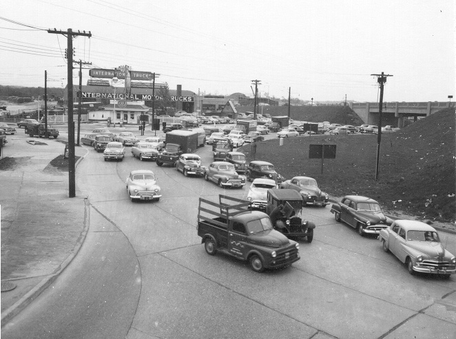 Camden International at the Airport Circle, 1953 — courtesy N.J. Department of Transportation