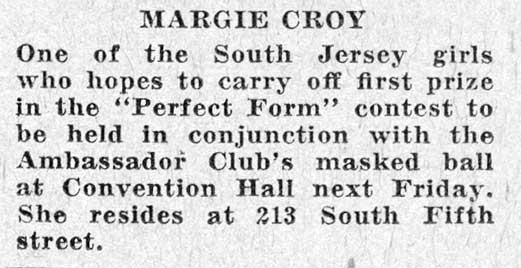 Convention Hall event, October 23, 1931
