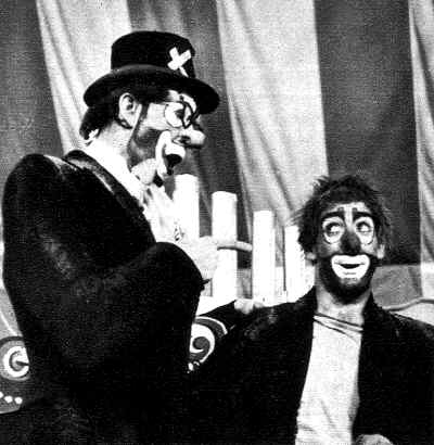 The Big Top TV show at Camden Convention Hall, 1953 - WCAU-TV personalities Bill Hart and Chris Keegan