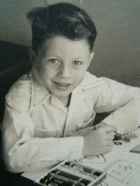 Joe Seddon Jr. as a schoolboy at H.C. Sharp