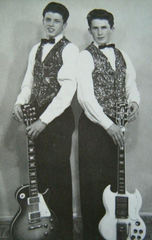 Joe Seddon and Mark Hutchinson when they played opposite the Everly Brothers on Steel Pier
