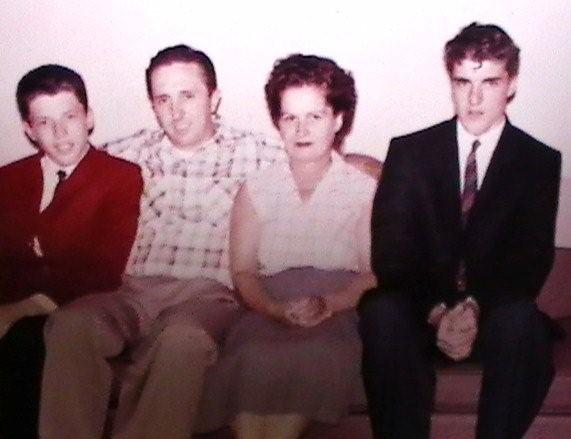 Joe Seddon Jr., Joe Sr., Verna Wilson, and Bill Zelly