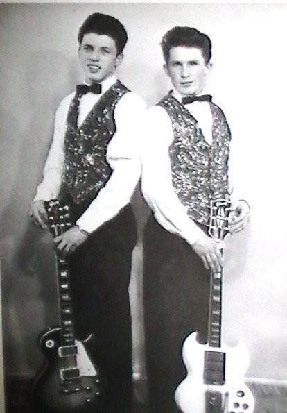 The Two Teens: Joe Seddon of Cramer Hill and Mark Hutchinson, publicity photo 1960
