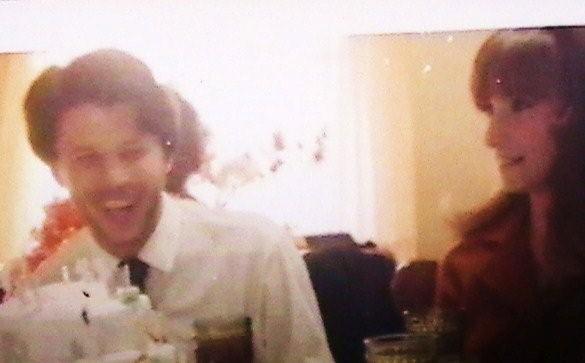 Joe Seddon at his 21st birthday with Samantha Bates