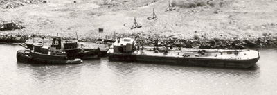 Banks towing dock at Cramer Hill