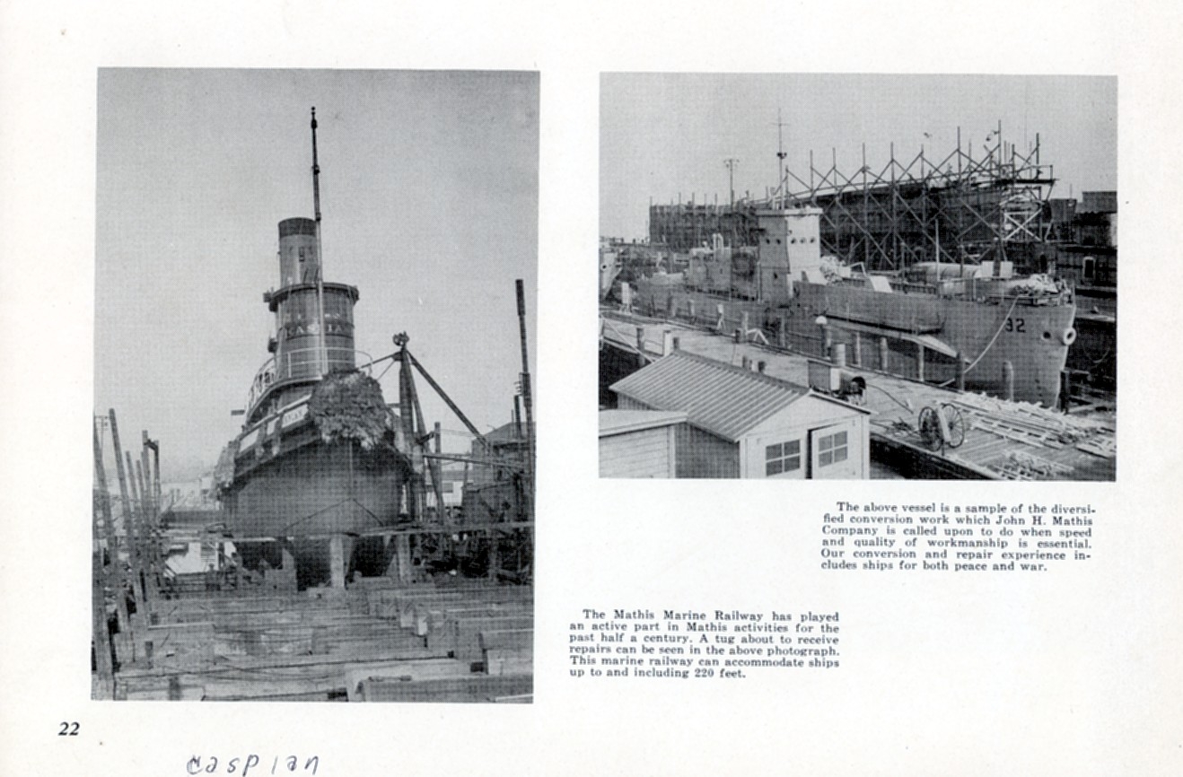 John H. Mathis & Company Ship Yard