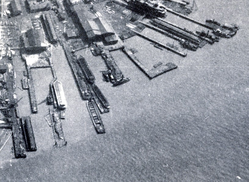 North Camden, late 1920s, shipyards and piers