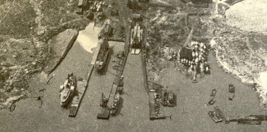 North Camden, east of North 2nd Street, late 1920s, shipyards and piers