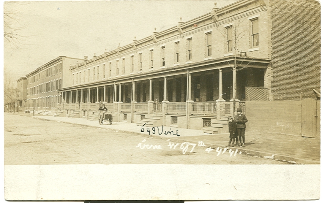 500 Block of Vine Street, circa 1900