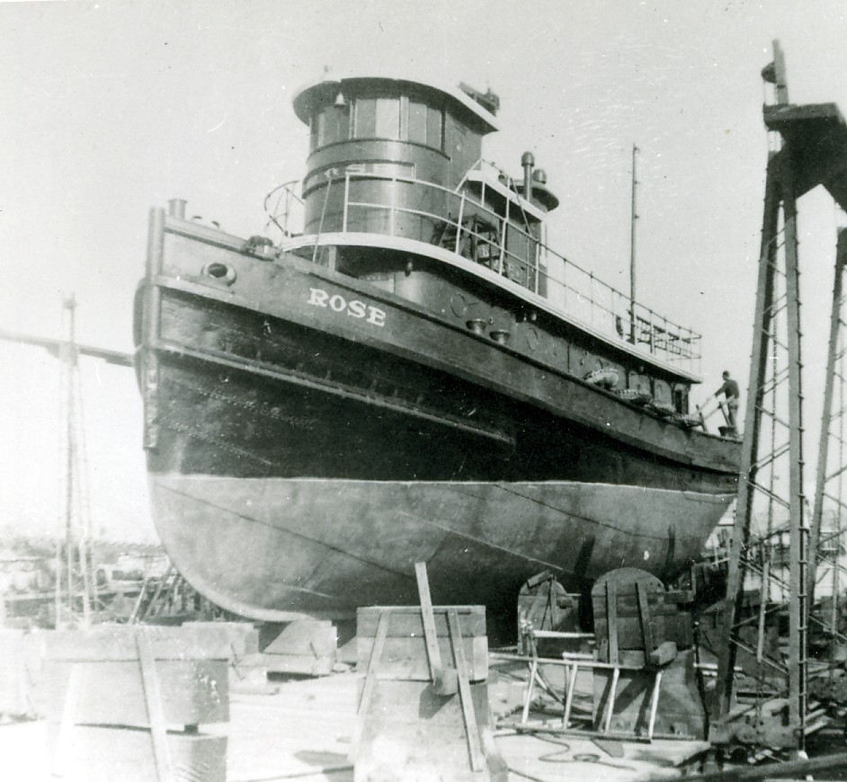 ROSE, a Tucker tugboat, at Camden Ship Repair
