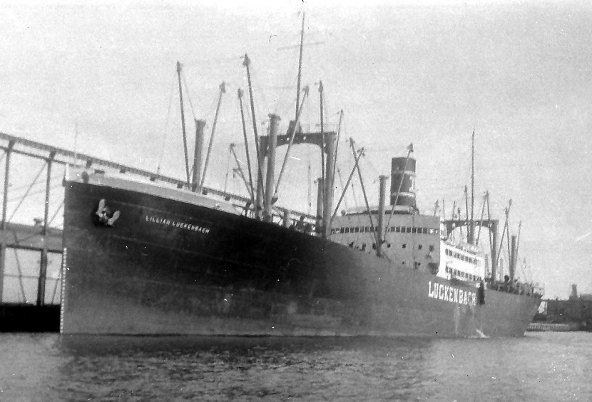 SS Lillian Luckenbach at the Beckett Street Terminal, July 14, 1933