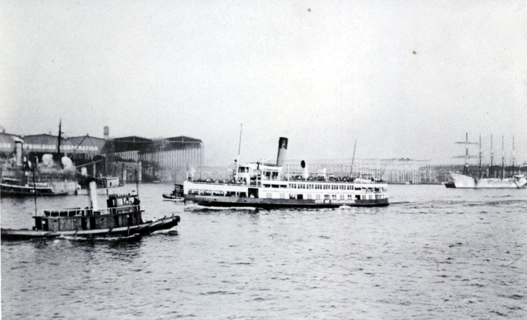 BERING with tugboat in foreground, Camden
