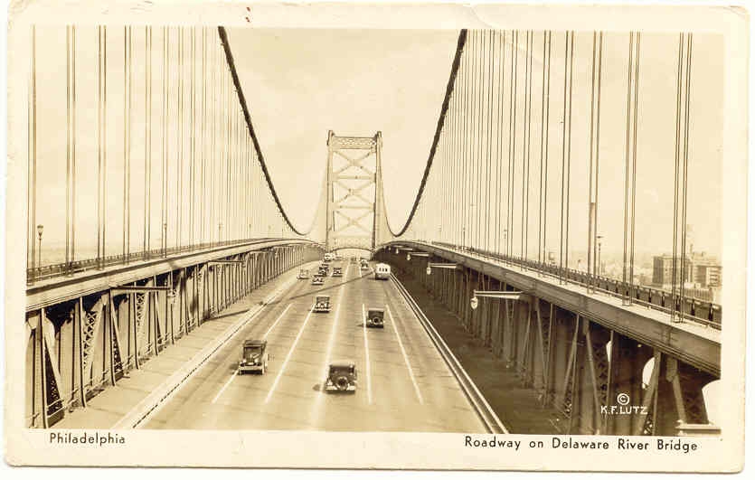 Benjamin Franklin Bridge, 1930s