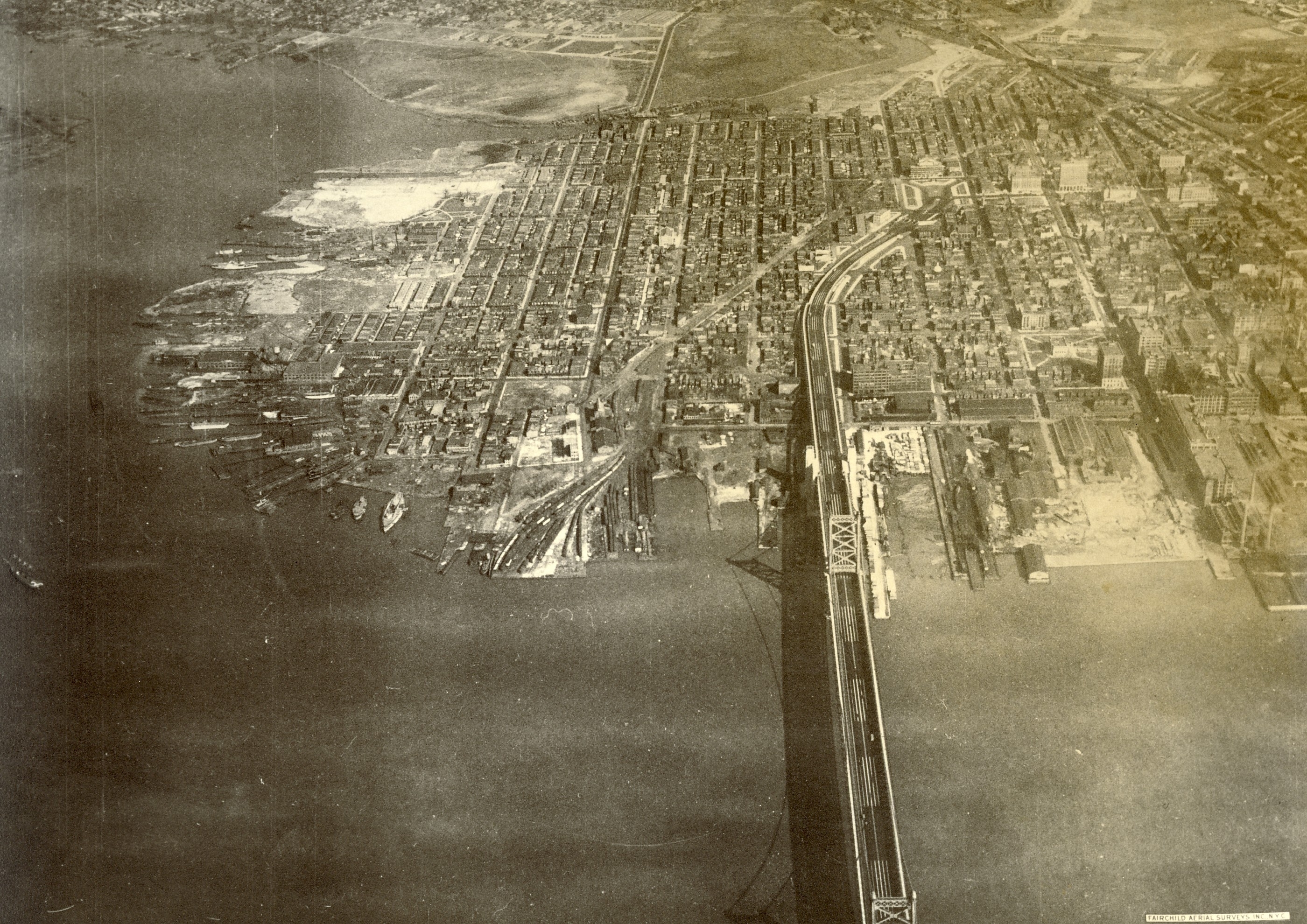 Delaware River Bridge (now Benjamin Franklin Bridge), circa 1929