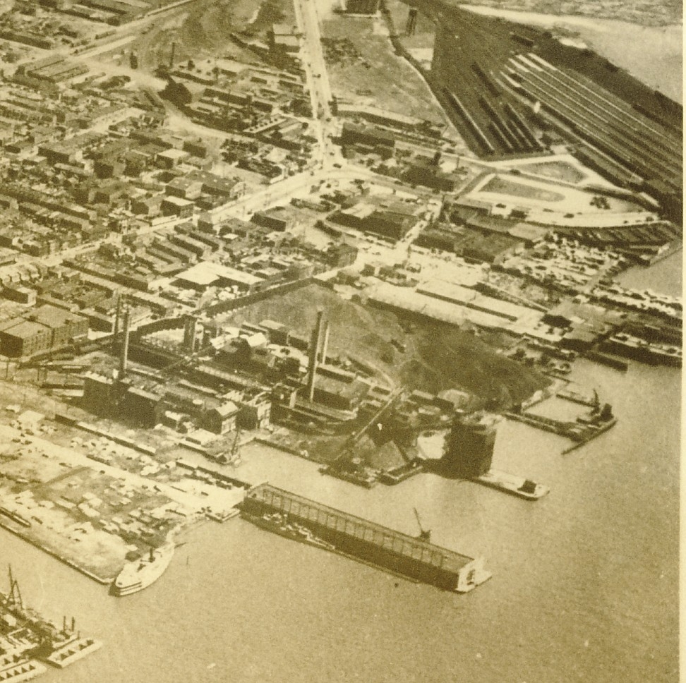 Camden waterfront south of Mickle Street, late 1920s