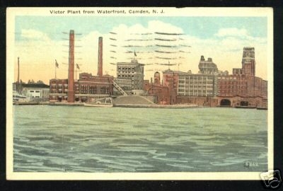 Camden waterfront postcard