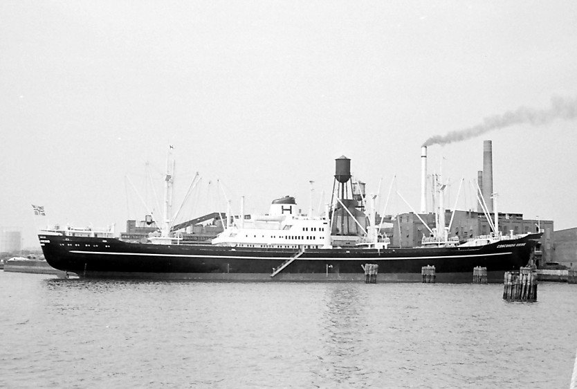 M/S CONCORDIA TADJ in Camden, late 1950s–1960s