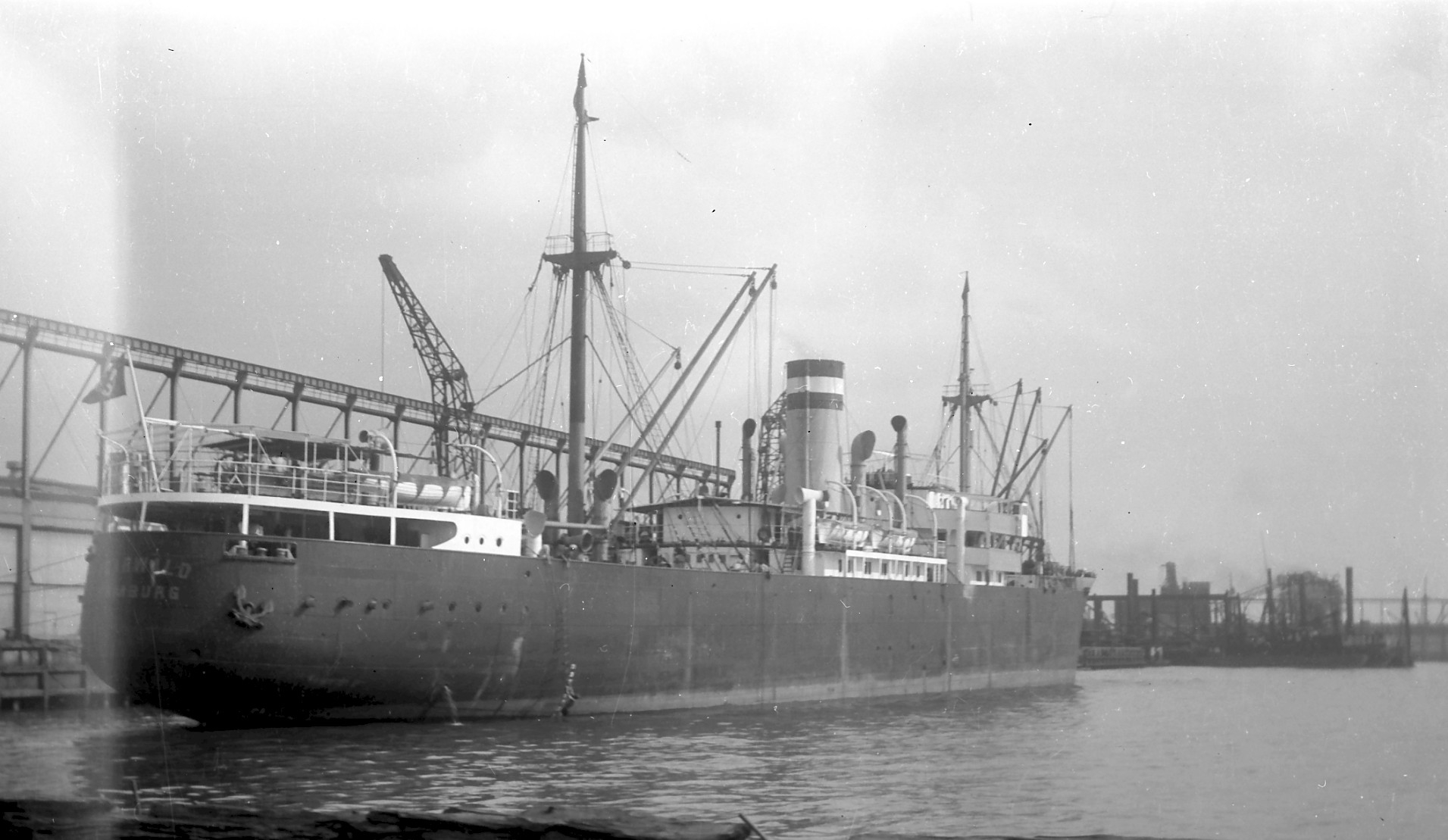 SS IDERWALD in Camden, August 31, 1937
