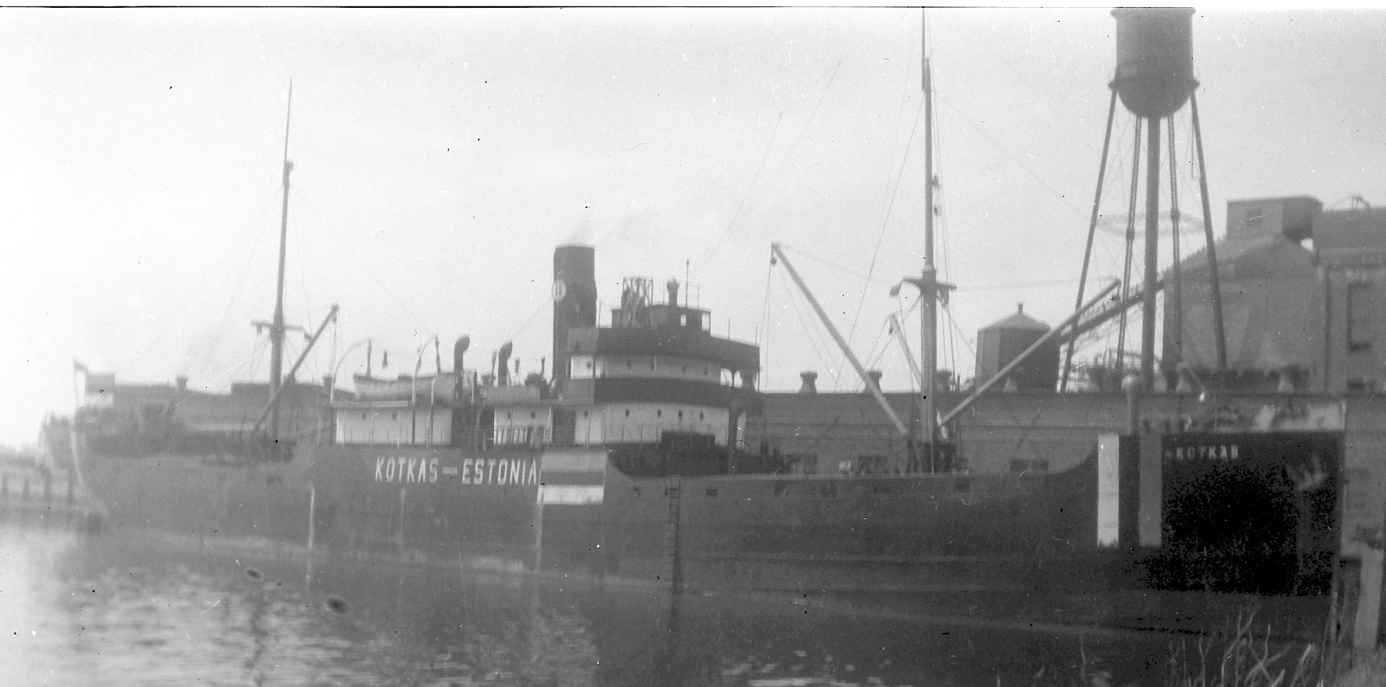 Estonian freighter KOTKAS in Camden, June 14, 1940