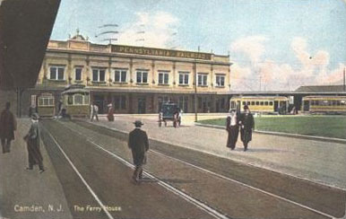 Pennsylvania Railroad Terminal — the repair shop pier is at lower right