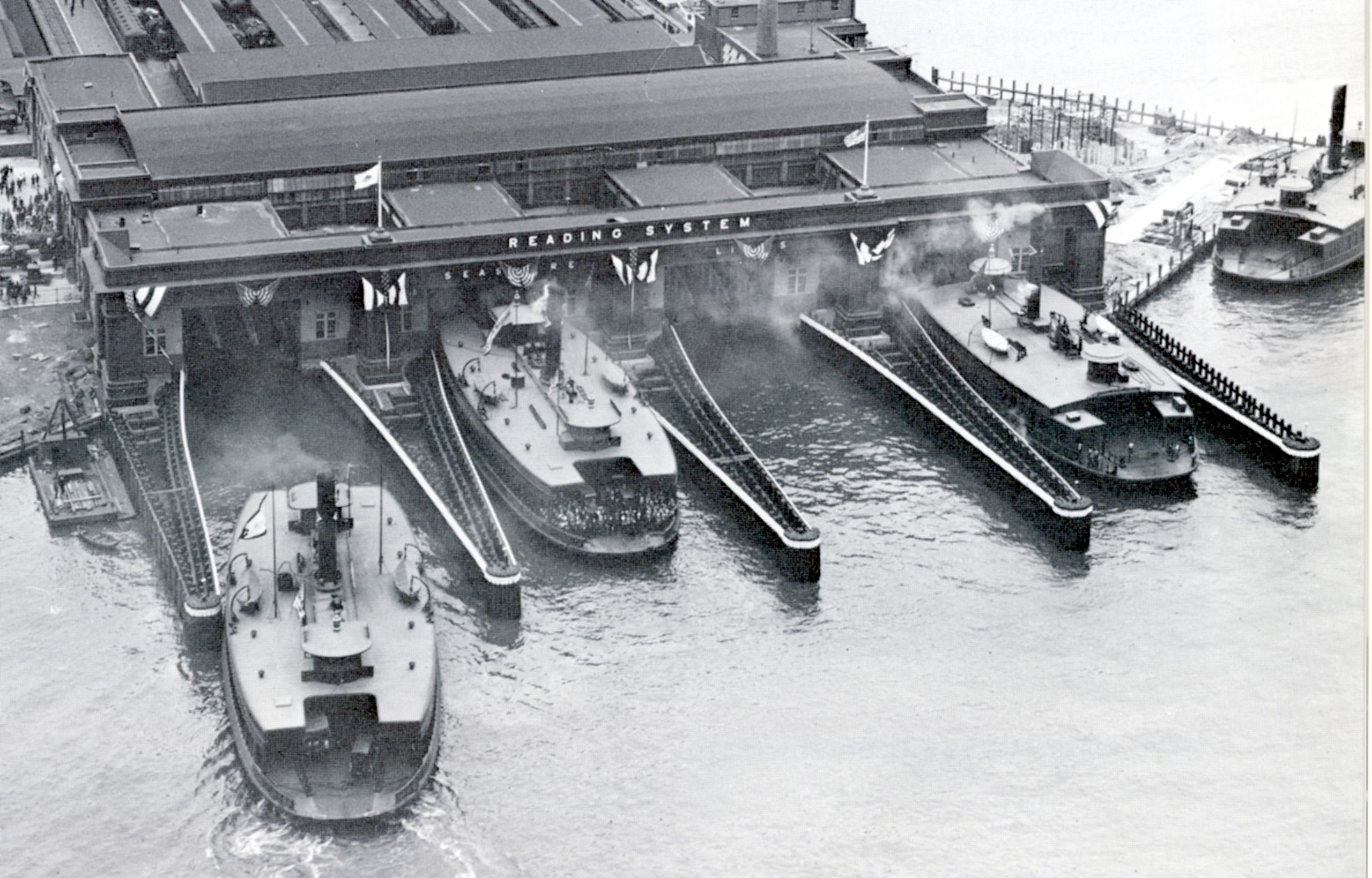 Reading Railroad Kaighn's Point Ferry Terminal, 1923