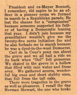 Memories of Diamond Cottage Grove, column 8