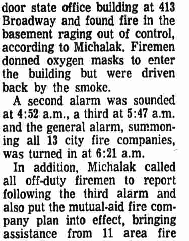 Fire at Eagles Hall, August 14, 1968 - photo 4
