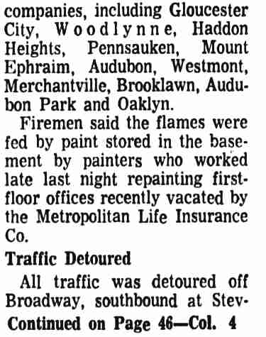 Fire at Eagles Hall, August 14, 1968 - photo 5