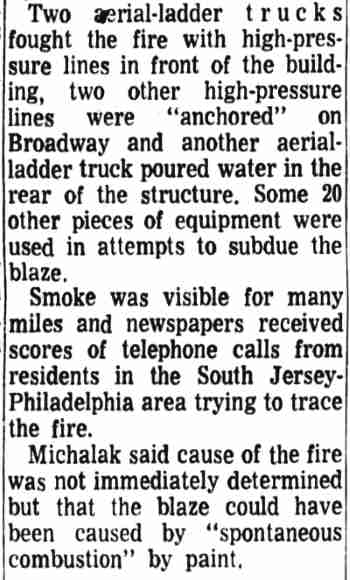 Fire at Eagles Hall, August 14, 1968 - photo 9