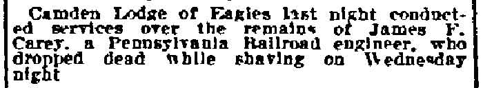 Camden Post-Telegram, August 23, 1913