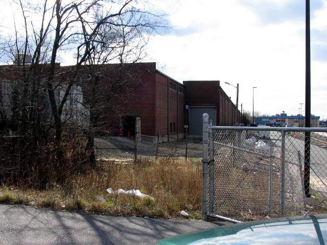 Campbell Soup warehouse, railroad side