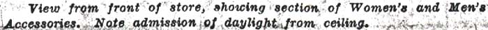 Kotlikoff's store interior caption — Camden Courier-Post, October 8, 1936