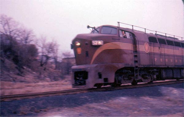 A Baldwin 'shark nose' A unit on the Pemberton run, mid-1950s