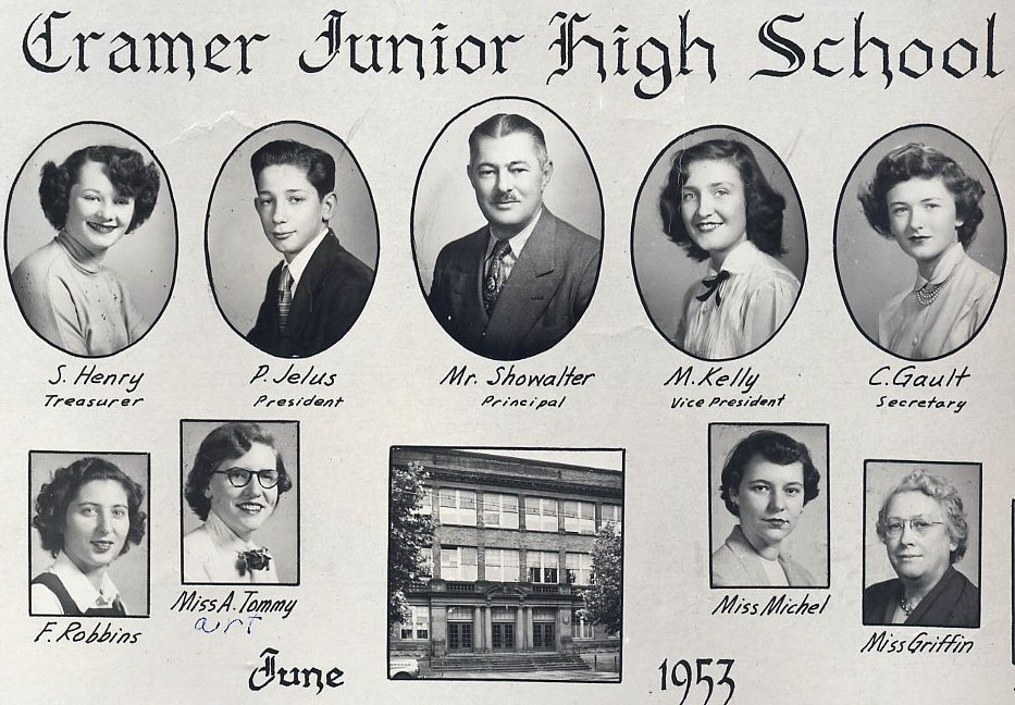 Cramer Junior High School 1953 Yearbook — supersized version