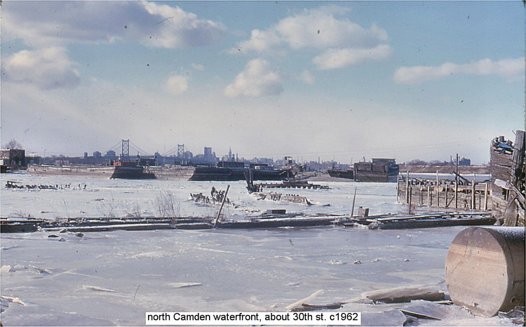 Noecker, Rickenbach, and Ake Shipyard property behind chain-link fence